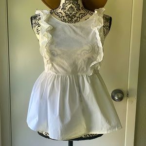 Zara ruffle top size S